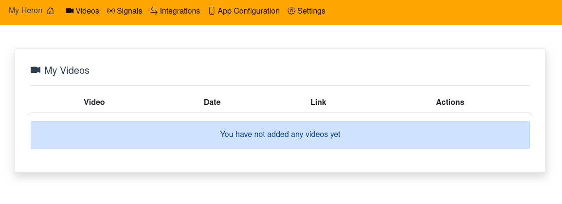 logged in dashboard